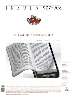 cover image of Literatura y redes sociales (Ínsula n° 907/908, julio/agosto de 2022)